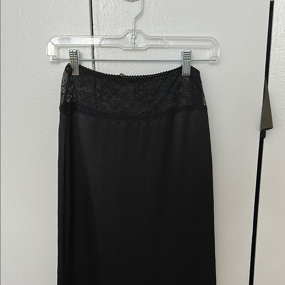 Elegant Black Lace Skirt